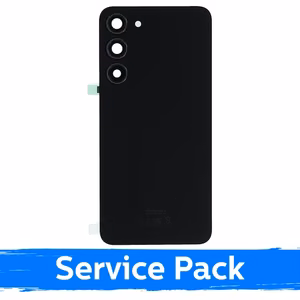 Back Cover Compatible With Samsung S916 S23 Plus / Phantom Black / (Service Pack)