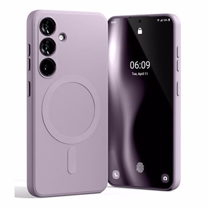Mercury pusiau silikoninis Magsafe Samsung Galaxy S26+ alyvinė violetinė