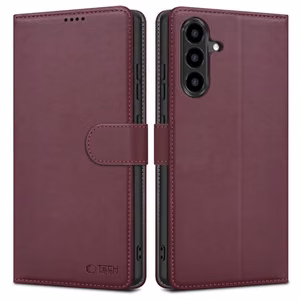 Tech-Protect Wallet Case for Samsung Galaxy A27 5G Burgundy