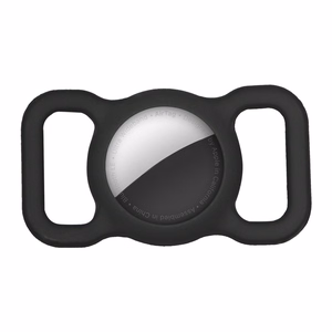AIRTAG CASE FOR COLLAR/BELT/SUSPENDERS BLACK