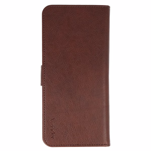 WONDER COMMON Универсальный чехол-книжка (SIZE XXL) для Samsung S25 Ultra/S24 Ultra/M35/M23/A16 5G/Xiaomi Redmi 14C коричневый