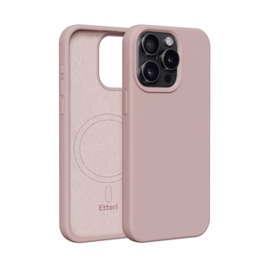 Etteri Silicone Mag dėklas iPhone 12 / 12 Pro 6,1" šviesiai rožinis