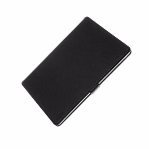 Juodas PU odos dėklas FIXED Topic Tab, skirtas Xiaomi Redmi Pad 2 Pro 4G/5G, POCO Pad 4G/5G ir Xiaomi Redmi Pad Pro 4G/5G