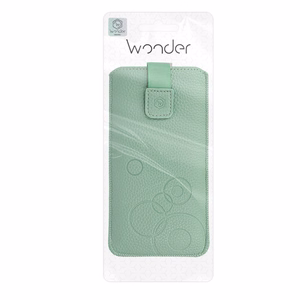 WONDER Deko Pouch Case (Size XL) for Iphone 15/15 Pro/Iphone 16/16 Pro/Samsung S24/S24 Plus/S25/S25 Plus/A53/A55 5G green