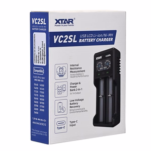 XTAR VC2SL Battery charger Li-ion / Ni-MH / Ni-CD 18650