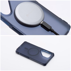 Чехол для Samsung S26 Ultra Forcell F-Protect BumperX Premium совместимый с MagSafe темно-синий