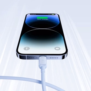 USB kabelis Joyroom (S-CL020A14) "USB-C (Type-C) to Lightning Cable" (20W 1.2m) mėlynas