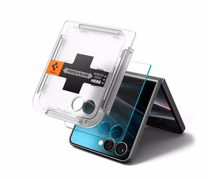 Spigen Glas.TR EZ Fit HD Tempered Glass 2-pack for Samsung Galaxy Z Flip 7 - Transparent