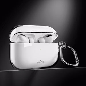 "Puro 0.3 Nude" dėklas "AirPods Pro 3" - skaidrus
