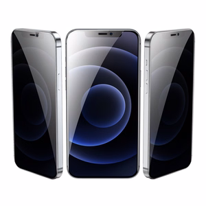 Borofone BF7 Diamond Armor Anti-spy grūdintas stiklas iPhone 12 Pro Max (10 vnt. rinkinys)