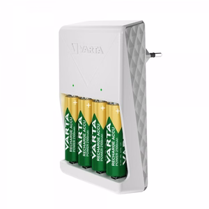 VARTA PLUG CHARGER 57657 + 4 x аккумуляторная батарейка R6 (AA) 2100mAh