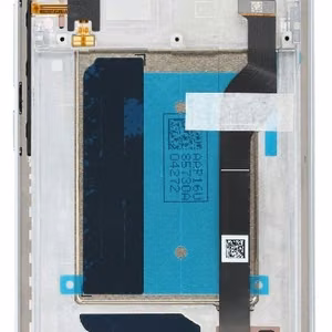 Originalus Xiaomi Poco M8 Pro 5G ekrano modulis su jutikliniu stiklu ir rėmeliu, sidabrinis (serviso pakuotė)
