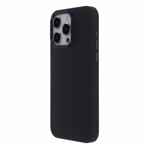 "Satin Touch" dėklas, skirtas "Samsung Galaxy A14 4G / A14 5G", juodos spalvos