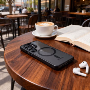 Tech-Protect Magmat MagSafe чехол для Samsung Galaxy S26 Ultra прозрачный чёрный
