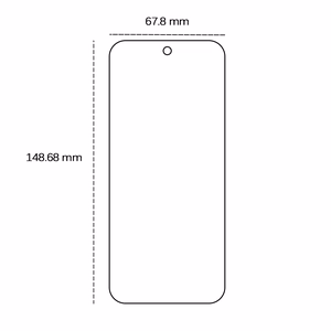 Tempered glass 2,5D for Google Pixel 9a