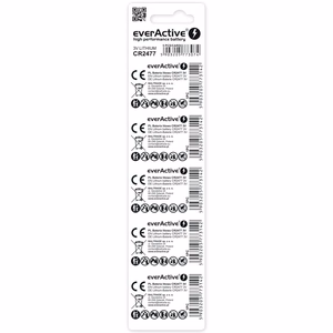 Batteria al litio EverActive CR2477 - blister da 5 pezzi