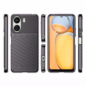 Thunder Case apsauginis dėklas telefonui Xiaomi Redmi 13c - juodas