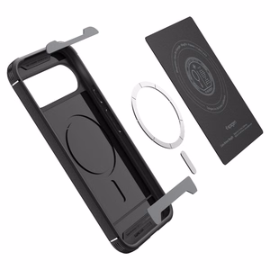 Spigen Core Armor Mag MagSafe dėklas telefonui Google Pixel 10 Pro XL - matinės juodos spalvos