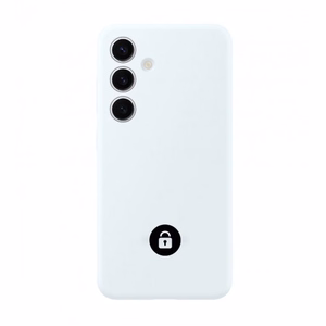 Telefono dėklas Silicone Cover Samsung A336 A33 5G / baltas / pakuotėje