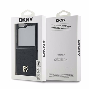 DKNY Repeat Pattern Stack Logo Чехол для Samsung Galaxy Z Flip6 - чёрный