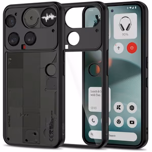 Tech-Protect MagMat Чехол для Nothing Phone 3 чёрный и прозрачный