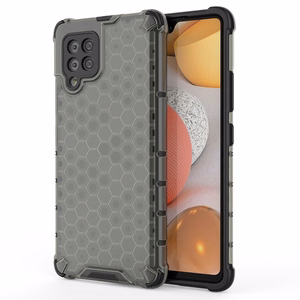 Honeycomb dėklas šarvuotas su TPU buferiu Samsung Galaxy A42 5G juodas