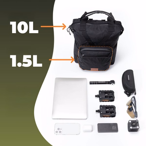 Rockbros H43 Backpack for Brompton Folding Bike - Gray