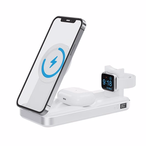 "Forever" belaidis maitinimo bankas MATB-300 10000 mAh magnetinis 3in1 baltas