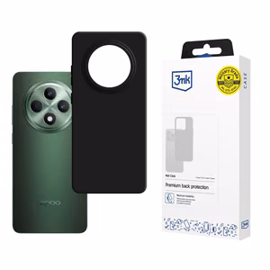 3mk Matinis dėklas telefonui Oppo Reno 12 F\FS - juodas