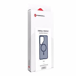 Чехол для Samsung S26 Ultra Forcell F-Protect BumperX Premium совместимый с MagSafe темно-синий