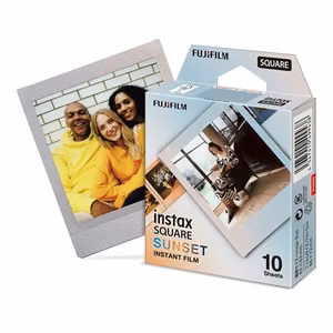 Fujifilm Instax Square Sunset – saulėlydžio gradiento momentinė juostelė, 10 lapelių