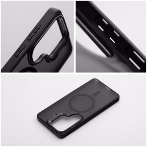 Чехол для Samsung S26 ULTRA Forcell F-Protect Shadow Stand Premium совместимый с MagSafe черный