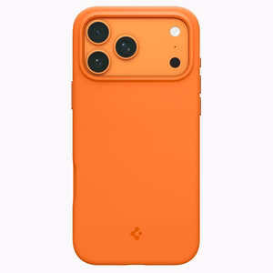 Spigen Silikoninis Fit Mag MagSafe Dėklas for iPhone 17 Pro Max - oranžinis