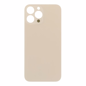 Задняя крышка iPhone 13 Pro Max золотая (bigger hole for camera) OEM