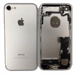 Baterijos dangtelis iPhone 7 sidabrinis pilnas su flex originalus (naudotas Grade C)
