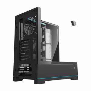 Darkflash DY450 kompiuterio korpusas be ventiliatorių (juodas)