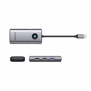 USB-C šakotuvas Orico (PW11-5P) (1xUSB-C, 3xUSB, HDMI)