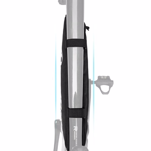 Rockbros G008 Flash Journey XL trikampis 1,9 l dviračio rėmo krepšys – juodas