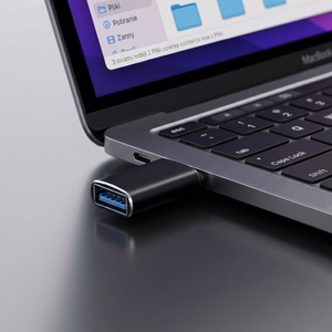 Adapter USB A 3.0 to Type C Blue Star - black
