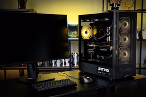 Actina 5901443440260 PC AMD Ryzen™ 7 9850X3D 32 GB DDR5-SDRAM 2 TB SSD NVIDIA GeForce RTX 5090 Windows 11 Home „Midi Tower“ Juoda