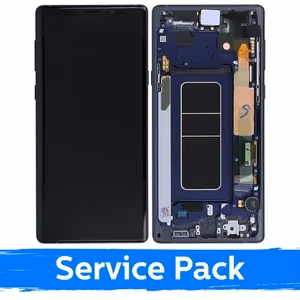 Ekranas skirtas Samsung N960 Note 9 su rėmeliu / Ocean Blue / (Service Pack)