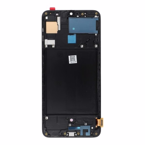 LCD ekranas skirtas SAMSUNG A70 A705 HARD OLED su rėmu