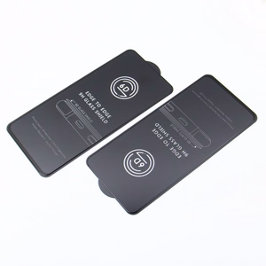 Закалённое стекло 6D для iPhone 15 6,1" / 16 6,1" чёрная рамка 10в1