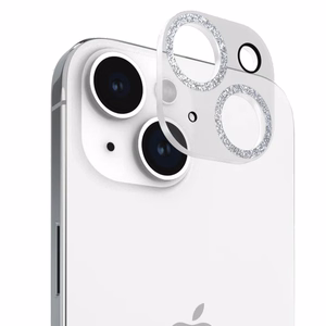 Case-Mate Sparkle Lens Protector grūdintas kamerų objektyvų apsauginis stiklas, skirtas iPhone 15 / 15 Plus, „Twinkle“ rašto