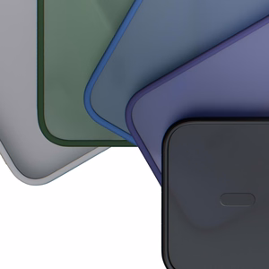 "3mk Smoke MagCase" dėklas "iPhone 17 Pro" - violetinės spalvos permatomas