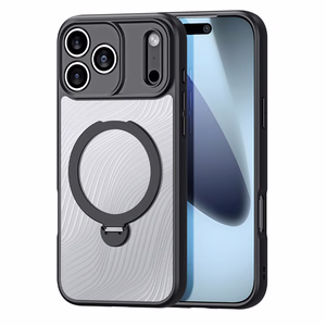 Чехол Dux Ducis Aimo Mag Stand совместимый с MagSafe для iPhone 17 Pro Max чёрный