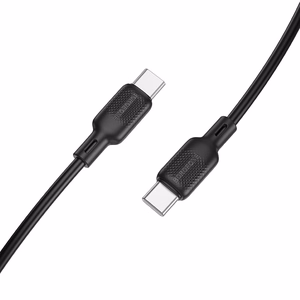 USB кабель Borofone BX113 60W USB-C to USB-C 2.0m черный
