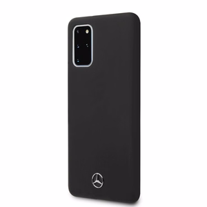 Mercedes Silicone Line dėklas telefonui Samsung Galaxy S20+ - juodas