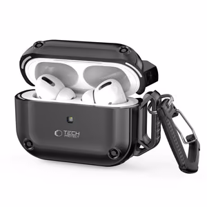 Tech-Protect Rough Hook Чехол с карабином для Apple AirPods Pro 1 / 2 - чёрный