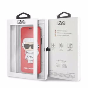 Karl Lagerfeld Karl Space Cosmonaut Dėklas telefonui iPhone X/XS - raudonas